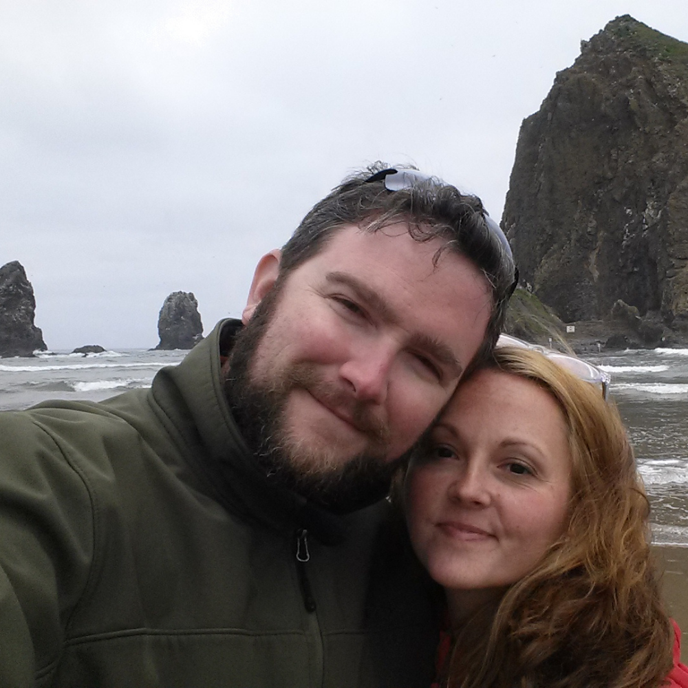 Eric and Angie from TheBoneLock - pets fixed latch door buddy - alternative to pet door